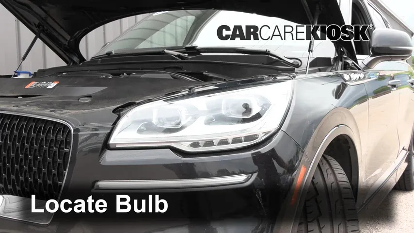 2020 Lincoln Aviator Reserve 3.0L V6 Turbo Éclairage Feux de croisement (remplacer l'ampoule)